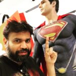 Premgi Amaren Instagram - Selfie with my THALAIVAR SUPERMAN #dubai #shopping