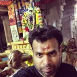 Premgi Amaren Instagram – Selfie With God Perumal During Sorga Vasal Opening 🙏🙏🙏