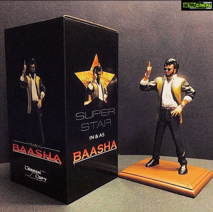 Premgi Amaren Instagram - Thank you Carbon Copy Collectibles for this awesome gift. Happy birthday THALAIVA 🎂 Check them out at www.carboncopycollectibles.com