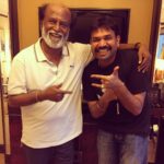 Premgi Amaren Instagram - Just met THALAIVAR in Malaysia KL 👍👍👍