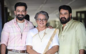 Prithviraj Sukumaran Instagram - Bro Daddy with Pro Mummy! 🤪❤️ @sukumaranmallika @mohanlal @aashirvadcine @brodaddymovie