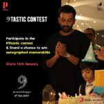 Prithviraj Sukumaran Instagram - #Repost @prithvirajproductions with @download_repost ・・・ #9TASTIC for the FAN in you | Stand a chance to own a piece of 9 Forever Autographed Merchandise & Memorabilia up for grabs | Get Ready! #9Movie #9TheFilm #9Forever