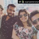 Prithviraj Sukumaran Instagram - #Repost @supriyamenonprithviraj ・・・ Wishing @nsahadev all the very best as his film Ranam/ Detroit Crossing hits the theatres tomorrow. Nirmal, we hope you go on to make great cinema. And to his wife Erin; what a rockstar you have been! I know how tough it’s been and what a long and patient cross continental ride you’ve been on. Good luck guys(Herons) and God Bless!