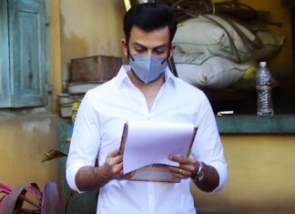Prithviraj Sukumaran Instagram - A big shout out and thank you to the incredible #Kuruthi team! Here’s a sneak-peek of what goes on behind the scenes! Watch #KuruthiOnPrime, now: link in bio! @primevideoin @roshan.matthew @srindaa @muraligopynsta @warrierm @supriyamenonprithviraj @prithvirajproductions @anish_pallyal