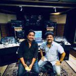 Prithviraj Sukumaran Instagram - @brodaddymovie Song recording! Thank you @vineeth84 🙂@deepakdevofficial