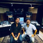 Prithviraj Sukumaran Instagram – @brodaddymovie Song recording! Thank you @vineeth84 🙂@deepakdevofficial