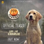 Prithviraj Sukumaran Instagram - Here is your first look into the heart warming world of Charlie! 😊 #777Charlie's official teaser, #LifeOfCharlie Out Now (Link in bio) https://youtu.be/mdW-g1myVtU #777CharlieTeaser @rakshitshetty @Kiranraj_k @ParamvahStudios @PrithvirajProductions @therealprithvi @SupriyaMenonPrithviraj @rajbshetty @iamsangeethasringeri @actorsimha @danishsait @nobinpaul @pratheek_darkbirdfilms @arvindskash @axes_hammers @paramvah_studios @creative_guyz