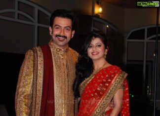 Prithviraj Sukumaran Instagram - 10 years ❤️ Not everyone is lucky enough to find a best friend, soulmate and partner all in the same person. We’ve celebrated together when the whole world was cheering, and we’ve held hands when it seemed like the whole world was trying to pull us down. Mother to my wonderful child, and the strength that’s held me together, this woman deserves a medal for having put up with me for the last 10 years! I love you Sups! To the next 10 and forever! ❤️