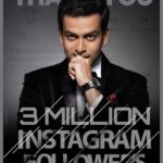Prithviraj Sukumaran Instagram - 3 million and growing. Thank you! 😊❤️