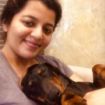 Prithviraj Sukumaran Instagram - Wake me up when it’s time for munchies! 🐶 #ZorroNMamma #daschundsofinstagram @supriyamenonprithviraj