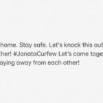 Prithviraj Sukumaran Instagram – Stay home. Stay safe. Let’s knock this out together! #JanataCurfew Let’s come together by staying away from each other! 
@therealprithvi @poffactio 
#Covid19
#BreakTheChain
#SocialDistancing