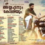 Prithviraj Sukumaran Instagram - #AyyappanumKoshiyum ROI Theater list. From tomorrow! @ayyappanumkoshiyum @therealprithvi @poffactio @bijumenonofficial #sachy #ranjith @balakrishnan_ranjith @gowri.nandha @sudeepelamon @jxbe.