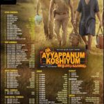 Prithviraj Sukumaran Instagram - #AyyappanumKoshiyum Releasing across UAE/GCC on Feb 12th! Station list. #HousefulShows #PrithvirajSukumaran #BijuMenon #Sachy #RanjithBalakrishnan #GoldCoinMotionPictures #JakesBejoy #AKMovie @ayyappanumkoshiyum @therealprithvi @poffactio @bijumenonofficial #sachy #ranjith @balakrishnan_ranjith @gowri.nandha @sudeepelamon @jxbe