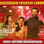 Prithviraj Sukumaran Instagram - #BrothersDay Vancouver Canada Release! Sept 14th & Sept 15th. @therealprithvi @poffactio @brothersdaymovie #KalabhavanShajohn @prasanna_actor #prithvirajsukumaran #BrothersDay @prayagamartin @meet_miya @aishu__ @madonnasebastianofficial