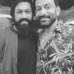 Prithviraj Sukumaran Instagram - #Repost @supriyamenonprithviraj with @download_repost ・・・ When Zayed Masood and Rocky Bhai hung out!#Siima2019