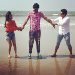 Priya Anand Instagram – #Puneethrajkumar & I Fighting Over  #Chikkanna 😂 #Rajakumara #Goa