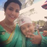 Priya Anand Instagram - Matchy Match With My Fav Cutie Abhinav On The Sets Of #raajakumara