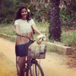 Priya Anand Instagram - #livingitup With My #Bumblebee 🐝#Buddyboy 🐶