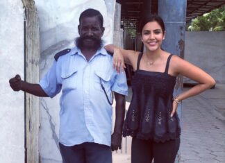 Priya Anand Instagram - Meet my friend Mr. Durai - Statue Man for 20 years at @vgp_universal_kingdom Can you imagine working 6 hours a day as a living statue resisting people's attempts to make him move or smile!!?? 🙆🏻‍♀️