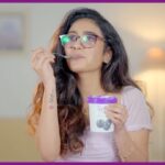 Priya Varrier Instagram – @vestaicecreams Black Currant Ice cream 💜💜