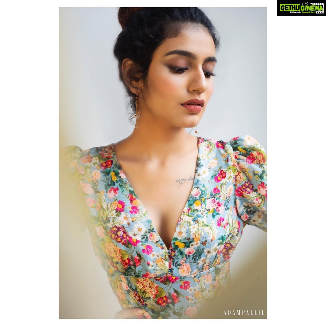 Priya Varrier Instagram - “A passion of mine, retiring, Where inflorescence of rhymes, felt adulterated. Under the blanket of stars, singing our song. A passion of time long since gone.” -borrowed A series by @adampallil ————————————————————— HMUA : @pallavi24oct Shot : @l1mesoda @nithishayyod Asstd : @allan_wilfred Styling & Direction : @adampallil Location : @lavonneacademyindia ———————————————————— #adampallil