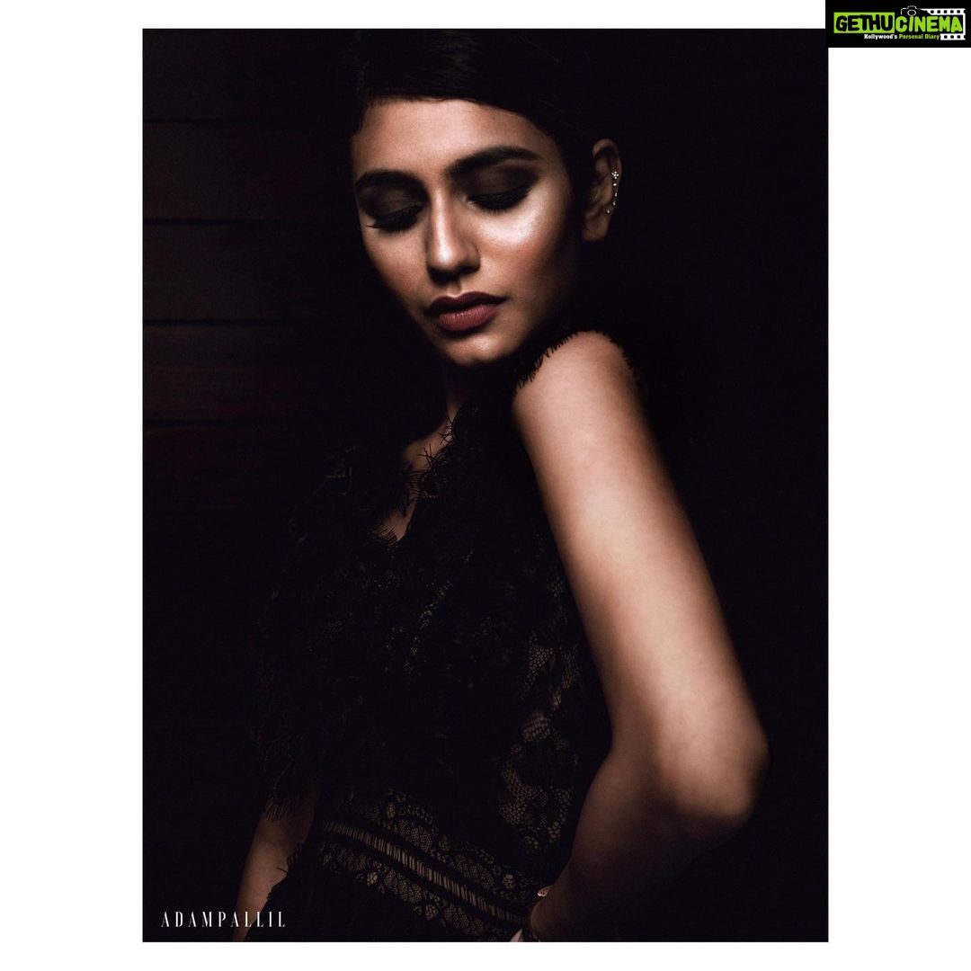 Priya Varrier Instagram - Let Not Your Inner Spark Dull As You Will Be Remembered For Your Heart And Not For Your Face .A series by @adampallil ————————————————————— HMUA : @pallavi24oct Shot : @l1mesoda @nithishayyod Asstd : @allan_wilfred Edits : @akshaythinks Words : @_weavingthoughts_ Styling & Direction : @adampallil Location : @jwmarriottblr ———————————————————— #adampallil
