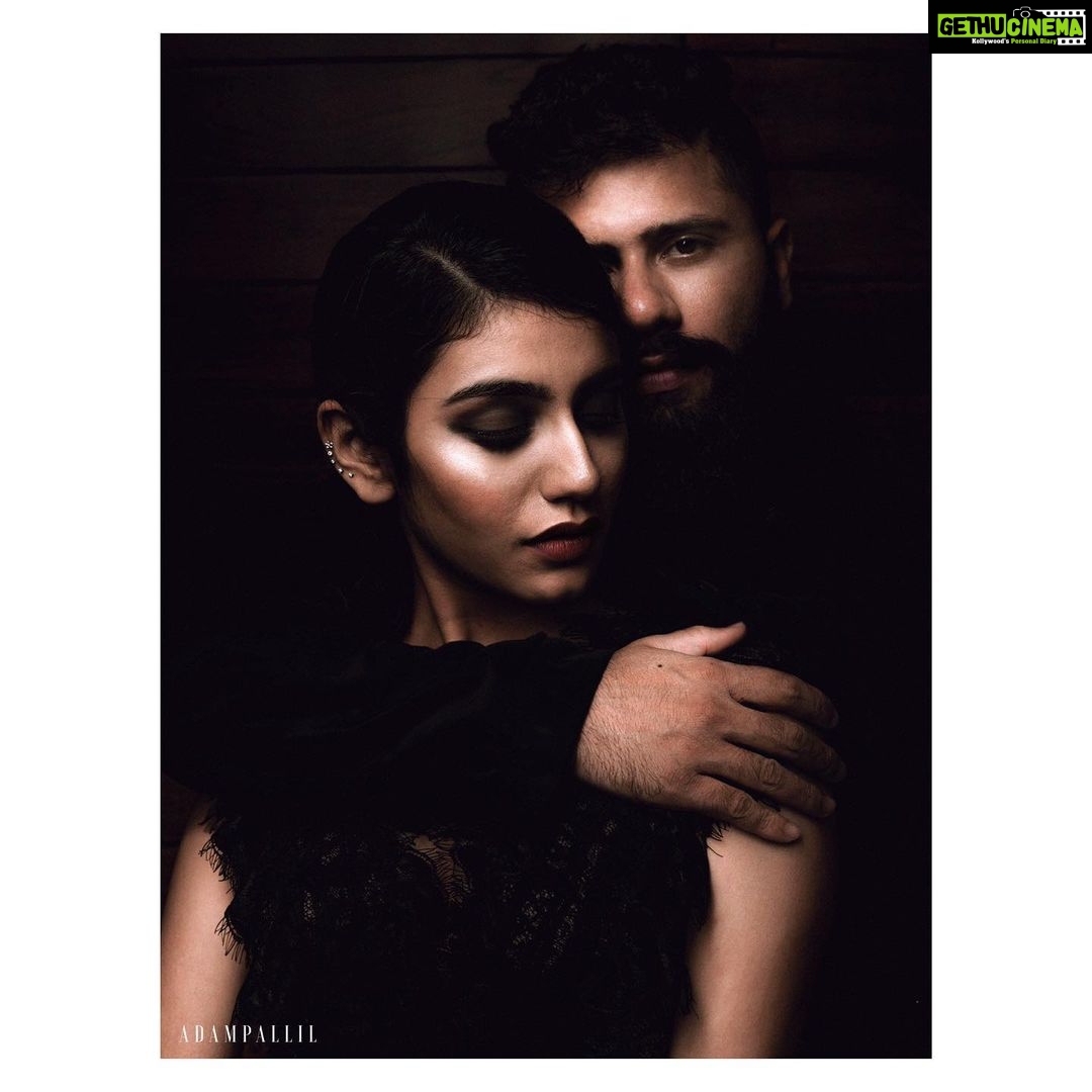 Priya Varrier Instagram - A R C A N E ————————————————————— In frame with @adampallil HMUA : @pallavi24oct Shot : @l1mesoda @nithishayyod Asstd : @allan_wilfred Edits : @akshaythinks Words : @_weavingthoughts_ Styling & Direction : @adampallil Location : @jwmarriottblr ———————————————————— #adampallil