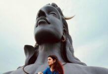 Priya Varrier Instagram - ✨🧿 Adiyogi Shiva statue