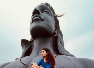 Priya Varrier Instagram - ✨🧿 Adiyogi Shiva statue