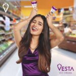 Priya Varrier Instagram - Fun with @vestaicecreams 💜🍦