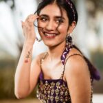 Priya Varrier Instagram - “Love breaks my bones and I laugh.” ~Charles Bukowski Outfit @poornimans_official Jewellery @thetrinkaholic Stylist @manogna_gollapudi Photographer @adrin_sequeira Hyderabad High-tech City