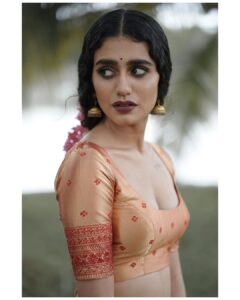 Priya Varrier Instagram - 🍂

Stylist : @asaniya_nazrin

Photography : @jeesjohnphotography

MUAH : @samson_lei

Outfit : @poornimaindrajith

Jewellery : @francisalukkas

Location : @kondai_lip_resort

Costume assistant : @ashwathy_sethunath