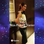 Priya Varrier Instagram – So glad to do these fun questions with Hypstar. And tonight, come and Live on Hypstar–#BeattheQ to split 6.5L rupees cash prize with sonakshi! See u there! @hypstar.india
#hypstar #hypstarapp #hypstarindia #beattheqindia