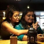 Priya Varrier Instagram – Friends buy you food.
Best friends eat your food.💙🍔💙