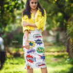Priyamani Instagram - Thank you my louuuuu @mehekshetty for styling me soooo well in this cute skirt by @pankhclothing with my own personal jacket was finally put to use🤣🤣🤣 !! Pictures courtesy one of my favourites @sandeepgudalaphotography ❤️.. makeup and hairstyle by my favourites @pradeep_makeup and @shobhahawale !! Assistant .. @kakarla.p !! #dheechampions #etv #lovemyjob❤️ #dontmissit