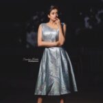 Priyamani Instagram - Thank you my dearest one and only louuuuu @mehekshetty for styling me so well in this metallic dress from @koovsfashion !! And those killer heels too❤️❤️ .. pictures courtesy my dearest @sandeepgudalaphotography !! Makeup by @maheshdoiphode91 and hairstyle by @shobhahawale ❤️!! #dheejodi #etv #dontmisstodaysepisode #