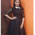 Priyamani Instagram – Wearing this cute dress designed by @aanunobby !! Makeup by @sebastian.miranda.3998 and hairstyle by @sudhiar !!❤️❤️ #dancekeraladance #zeekeralam #myloveforblack♥ #