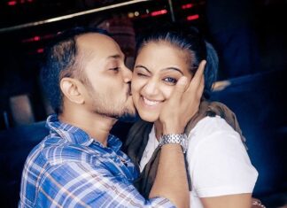 Priyamani Instagram - #tbt to one of my fav pic with my fav person forever ❤️.... @mustufaraj1 ❤️❤️❤️ #dubainight #missingit #wannagoback #