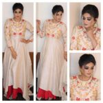 Priyamani Instagram – Thank u my louuuu @mehekshetty for styling me so well in this layered Anarkali by @zanaash_by_sumedha !! These gorgeous earrings courtesy @crafters_galaxy11 .. @ydu__makeup you are the best!!❤️❤️❤️❤️.. hairstyle by @arunhairstylist !! #zeetamil #dancejodidance2 #semifinales #