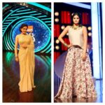 Priyamani Instagram - Wearing this beautiful saree by #Label'M and thank u so much @shemy_designer for the super cute skirt and top!!!flower power!!!elimination episode!#expecttheunexpected#