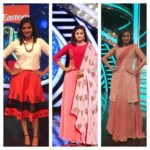 Priyamani Instagram - #easternD3#100th episode#thank u so much @shemy_designer for the first two dresses!!!thank u Label'M for the third one!!dont miss today's episode!!fantastic performance by @akhil_darsan and @aswinbboywin