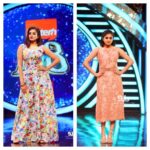 Priyamani Instagram - #EasternD3#thank u so much @shemy_designer for the floral jumpsuit and #Label 'M for the peach dress!!!exciting episode#lookingforward..pic courtesy @sainu_whiteline