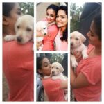 Priyamani Instagram - Thank u Sanu kutta @saniyaiyappan for bringing maxyyyy!!!met this cutie outside the studio!!!😍😍😍😍😍and she stole my heart!!😘😘😍😍and she's got my lipstick mark all over her!!