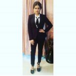 Priyamani Instagram - Suit up!!!!thank u so much @inchara_bluie for styling me for the zkannada 10 years function!!!wearing an awesome @Zara blazer and pant with @forever21 shirt!!