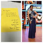 Priyamani Instagram - Wearing this beautiful handmade indigo printed saree by @reshabymedhavini and styled by my one and only @mehekshetty..and thank you so much for the wonderful note too!!loved wearing your saree!#Dancingstar3 #colourskannada#