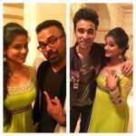 Priyamani Instagram - With the cool and rocking @sanjuz20 and the ever awesome and "honourable" @raghavjuyal at #DDA La Fest in Muscat last eve!