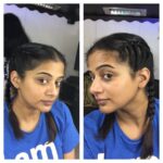 Priyamani Instagram – #braidydays#liking the new hairdo#timepassclick in the caravan#😍