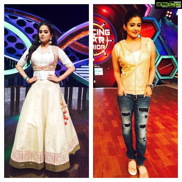 Priyamani Instagram - #todayonGumOnD2andDancingstarsjuniors#happy Independence Day everyone!