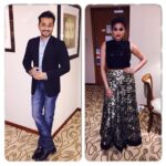 Priyamani Instagram - Just before we left to the Asiavision TV and radio awards!!!got the "best celebrity judge" award tonite!!thank u to D4d!