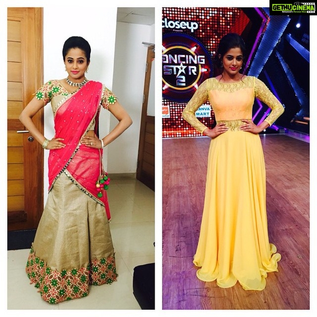 Priyamani Instagram - #todaygumonD2anddancingstars#
